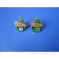 Leadership Green Color Souvenir Metal Lapel Pins for Lion